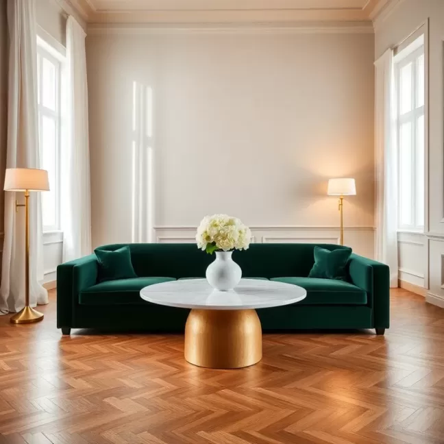 Klasyczne i eleganckie wykończenie mieszkania w Warszawie