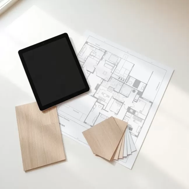 Plan wykończenia mieszkania