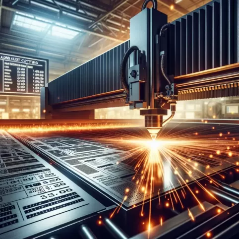 Wycinanie laserowe w metalu cennik